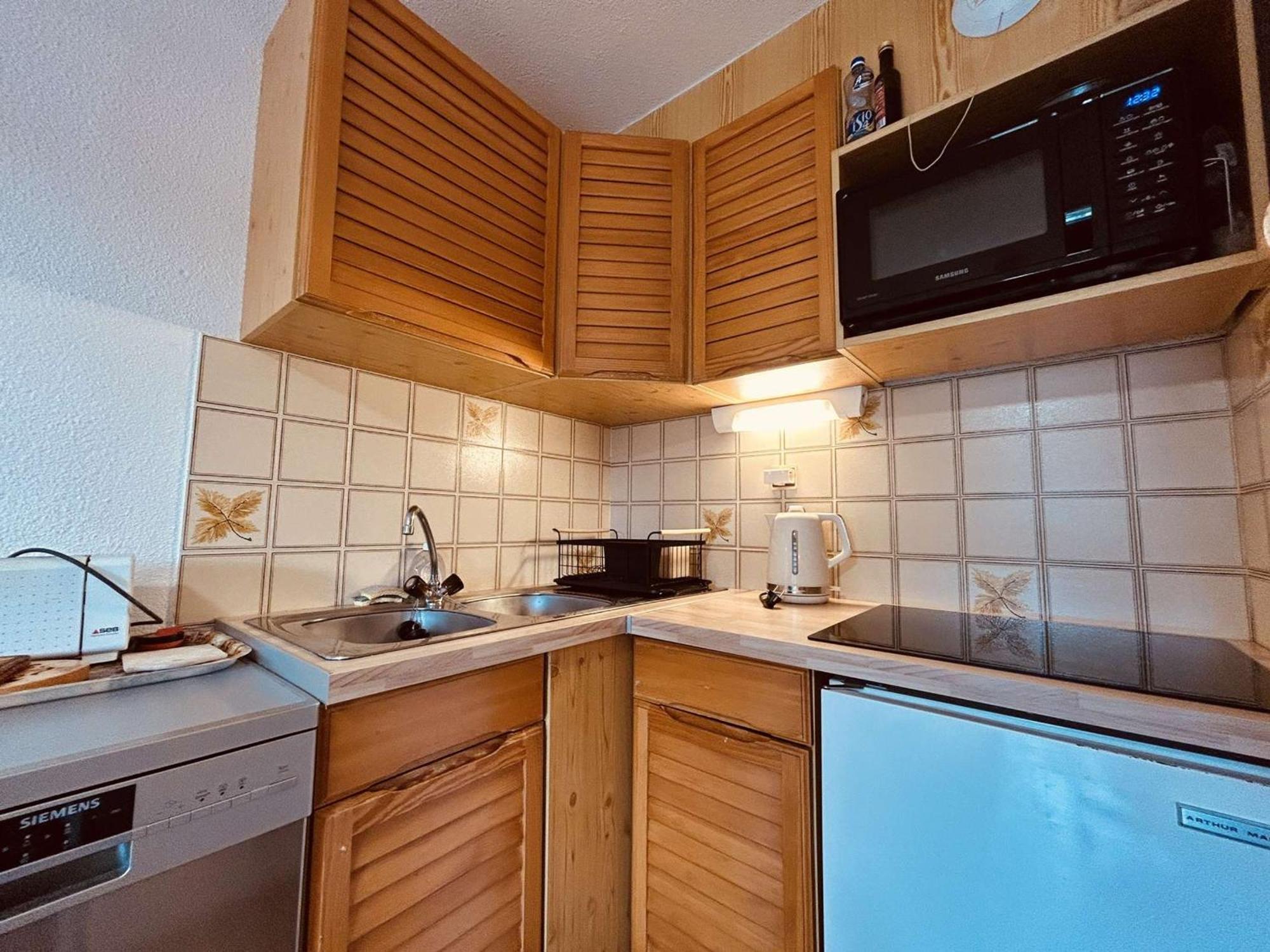 Monetier Les Bains - Appartement 3 Pieces Avec Jardin, Renove, Proche Grands Bains - Fr-1-330F-75 Le Monetier-les-Bains Bagian luar foto